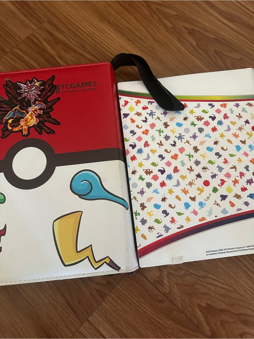 Pokémon Card Binder Set of 2 with collectible cards